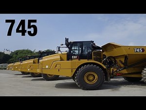 Cat 745 Articulated Truck Delivery