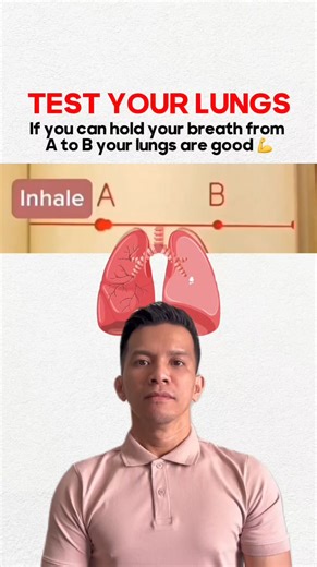 TEST YOUR LUNGS 🫁 Comment Yes if you did it 👍💪 | Physical Therapy Session