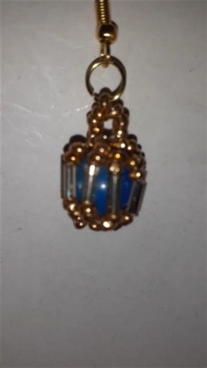 Small size beaded Earring #diy #shortsviral #earrings