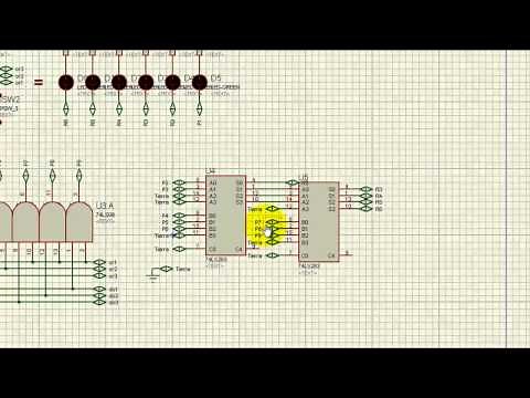 Multiplicadores binarios (4 bits por 4 bits, 3 bits por 3 bits y 2 bits por 2 bits)
