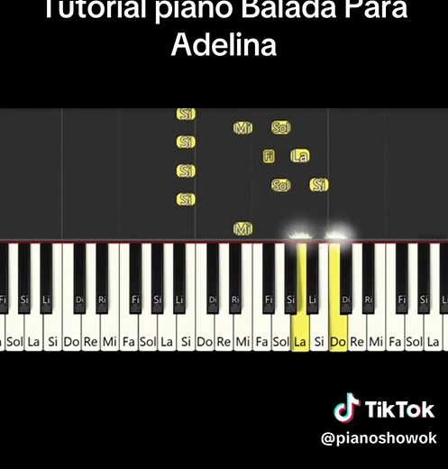 Balada Para Adelina: Tutorial Completo de Piano