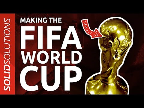 Making a Model of the FIFA World Cup Trophy | SOLIDWORKS and 5-Axis iMachining