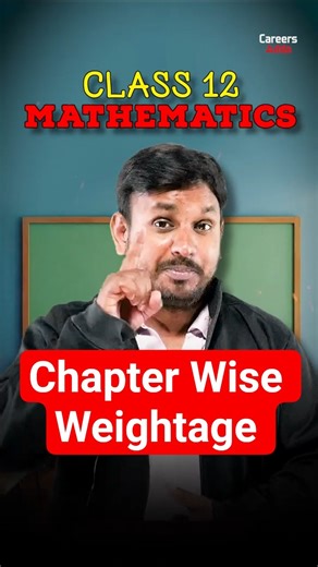 Class 12 Maths Chapter Wise Weightage #class12 #shorts #maths