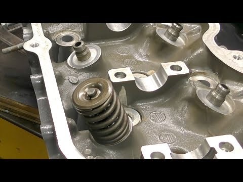 Four stroke outboard cylinder head rebuild