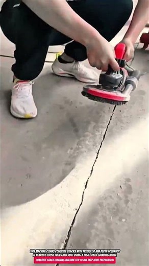 Concrete Crack Cleaning Machine for 10 mm Deep Joint Preparation