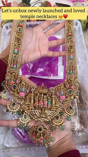 Sparkle and Glow | For the bride who believes in tradition, grace and grandeur ✨ Our temple bridal necklaces are designed to complete your sacred wedding... | Instagram