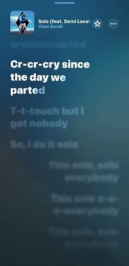 Clean Bandit ft. Demi Lovato - Solo #lyrics #viralsong #lyricsvideo