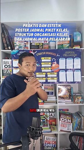 Class organization structure, chore chart, and class schedule poster