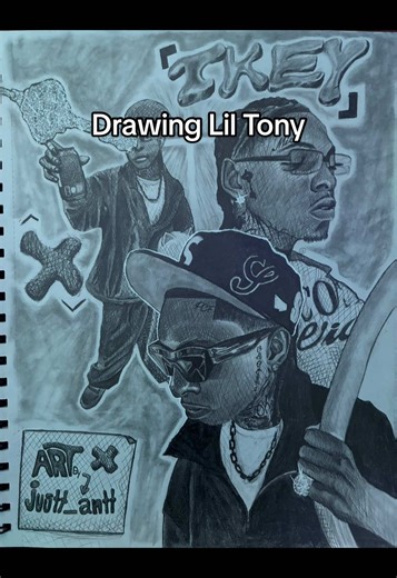 Drawing Lil Tony 🗝️ | im finally back #fyp #viral #xyzcba #tkey #liltony @Lil Tony