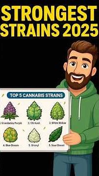 Top 5 STRONGEST Cannabis Strains of 2025 🌿🔥