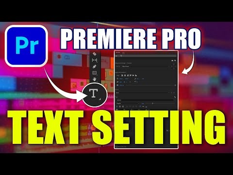 Premiere Pro Text Effects & Motion Settings Beginner to Pro Tutorial