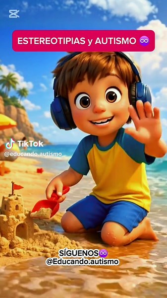 ♾️Las estereotipias no son “mal comportamiento”. Son una forma de autorregulación. Muchos niños autistas utilizan movimientos repetitivos para organizar sus emociones, manejar estímulos o expresar lo que sienten cuando el mundo se vuelve intenso. Antes de corregir… observemos. Antes de detener… comprendamos. 💙 Más empatía. 💙 Más conocimiento. 💙 Más acompañamiento respetuoso. 🚨Si quieres aprender estrategias prácticas para intervenir de forma adecuada y entender realmente estas conductas, 👉 