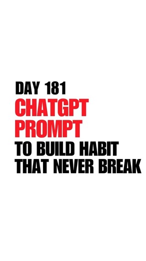 Prompt Pocket | Ai Prompts | Ai Tools on Instagram: "🧠Building new habits? Here’s what actually works . . ✨ Prompt: Act like a behavior coach. Help me build long-term habits using ChatGPT based on habit stacking, visual cues, and dopamine tracking. . Tags: habit building ai, habit tracker chatgpt, productivity routine tool, stick to goals system, smart habits prompt, visual habit cue, daily routine prompt, self discipline ai, dopamine system, goal setting coach . Hashtags: #habitstackingai #bui