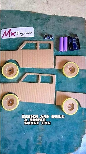 make rc car | Design and build a simple smart car | make arduino car