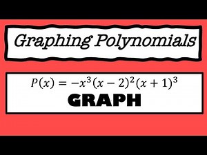 Graphing Higher Order Polynomials | Pre-Calculus