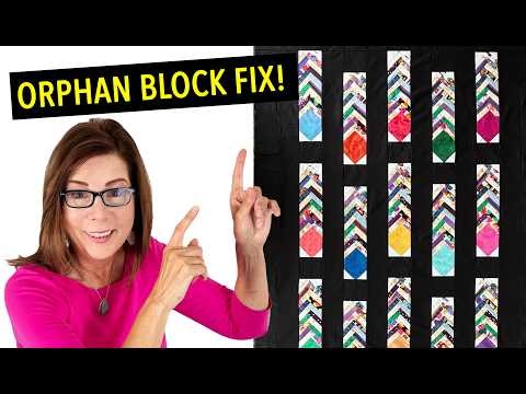 Turn Chaotic Scrap Blocks Into a Modern Masterpiece | Orphan Blocks Quilt