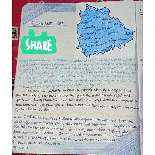 🌟6th class SOCIAL project with REFLECTION🌟