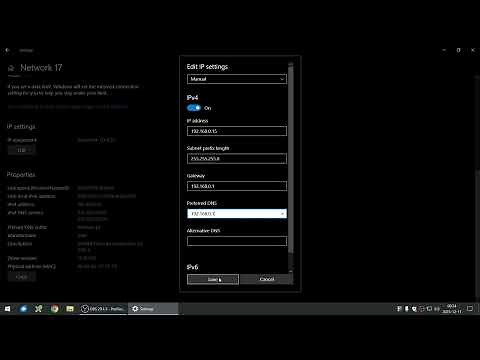 How To: Change IP settings to manual DHCP on Windows 10 when "Can't save IP settings."