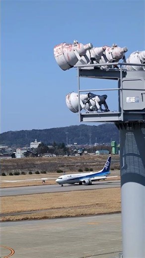 ANA B737-800 富山きときと空港 着陸｜低空で迫る瞬間を捉えた