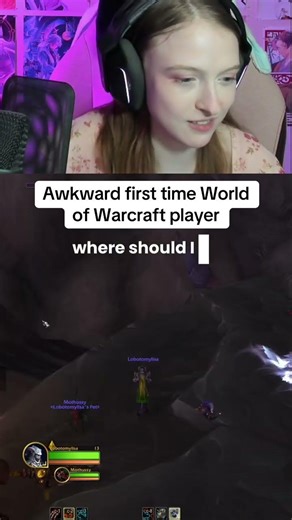 Awkward first time #worldofwarcraft player