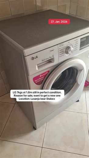 LG 7kg Washing Machine for Sale in Perfect Condition