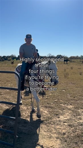 Four steps on becoming a better rider (beginner edition): 1. Breathe! Your horse will take care of you. Take a deep breath and look up. 2. Heels down and toes up. This positions your foot correctly in the stirrup. 3. Use two hands on the reins. Grasp firmly but not with a clenched hand. 4. Remember to not grip the saddle horn, this gets you out of rhythm with your horse. Also, your reins are your brakes and your steering wheel so if you are clutching the saddle horn you can’t guide or stop. | Br