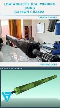 Filament Winding Machine - DRDO Composite Winding | Low-Angle Helical and Hoop Winding Process