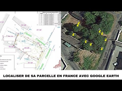 Tracer les limites de sa parcelle ou de son terrain en France avec Google Earth - PARTIE 2