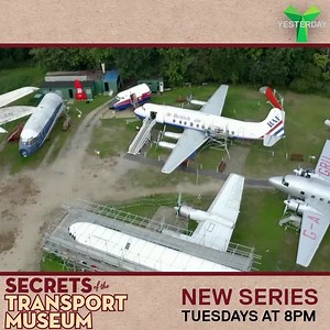 Brooklands has a long and fascinating history in the world of aviation, making it a true bucket-list location for any #avgeek! ✈️ Don't miss #SecretsOfTheTransportMuseum, tonight at 8pm only on Yesterday | U&Yesterday