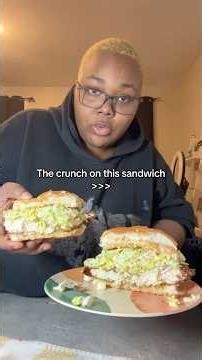 30 Minute Crispy Chicken Caesar Sandwich