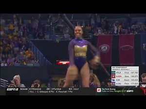 Kennedi Edney (LSU) 2019 Floor SEC Championships 9.925