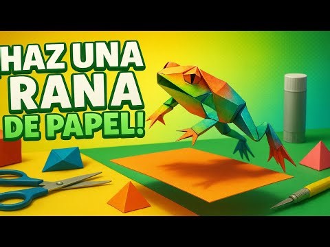 How to Make a Paper Frog 🐸 (It Really Jumps | Easy Step-by-Step Origami)
