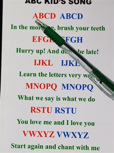 Fun ABC Song for Kids