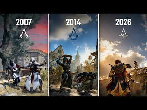 30 Seconds of Combat From Every Assassin's Creed | AC 1 - Assassin's Creed Black Flag Resynced