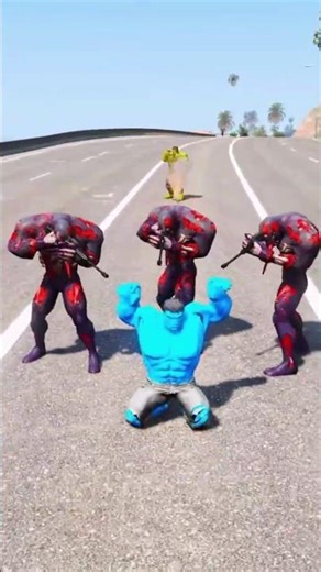 Venom Zombie Almost Kills Blue Hulk… Then Hulk SNAPS 😱🔥 #shorts