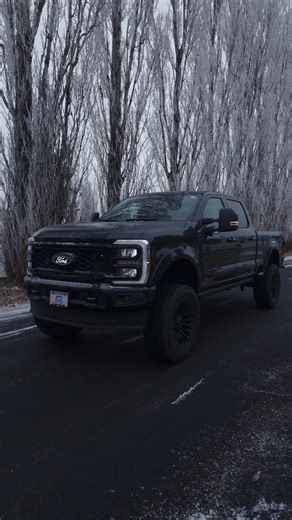 Every guy needs a cool truck for a sick montage! The 2025 Ford F-250 Deadwood Edition is just the right rig for the job. 📸 #fordtrucks #builtfordtough #winter #trucktok #ford