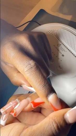 Fix Acrylic Nail Lifting at Home | Quick & Safe Nail Glue + UV Light Hack #shorts