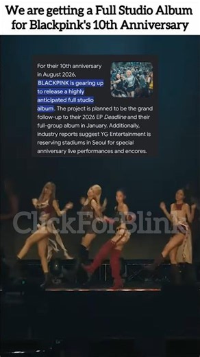 BLACKPINK's 10th Anniversary is Gonna Be HUGE! 👀🖤💖 #blackpink