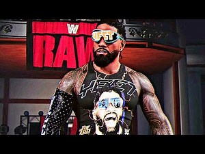 WWE 2K25 JEY USO VS OBA FEMI MONDAY NIGHT RAW!