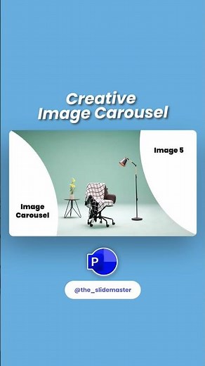 ⚡ Amazing Creative Image Slider Carousel in #powerpoint #morphtranaition #morphanimation