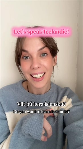 Let's practice your Icelandic!