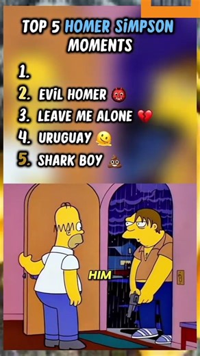 top 5 homer Simpson moments