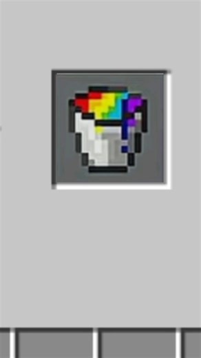 how to crafting a unicorn bucket moment #minecraft #mcpe #shorts