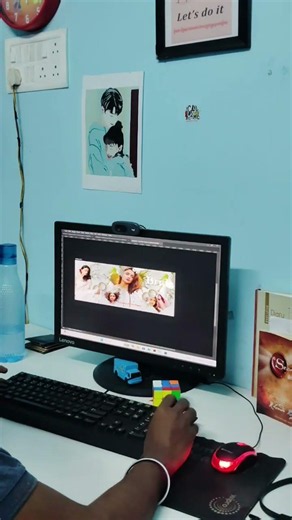 🎨 Photoshop Album Design Edit | YouTube Shorts