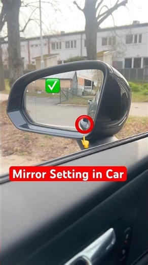 car driving training! car mirror adjustment | car driving training | MIRROR SETTING IN CAR