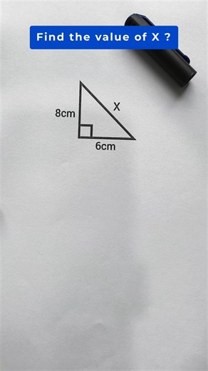 Find the value of X ? #mathematics #geometry #maths #shorts #trendingshorts #ytshorts