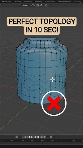 Blender Loop Alignment Trick 🔥 Perfect Topology in Seconds!