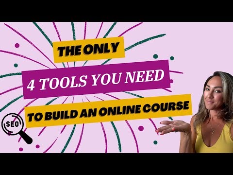 The ONLY 4 Tools You Need To Create & Launch Your First Online Course!