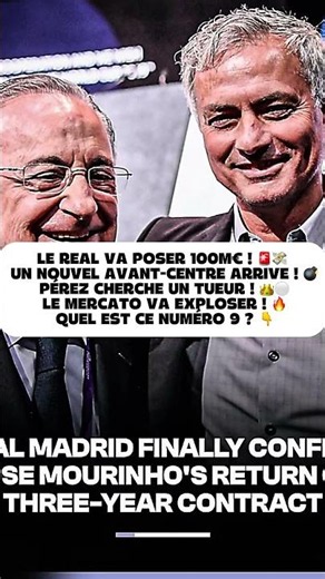 BOMBE : LE REAL MADRID VA OFFRIR 100M€ POUR UN AVANT-CENTRE ! 🤯🚨 #shorts