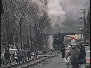 PRR K4s #1361 entering Tyrone, PA